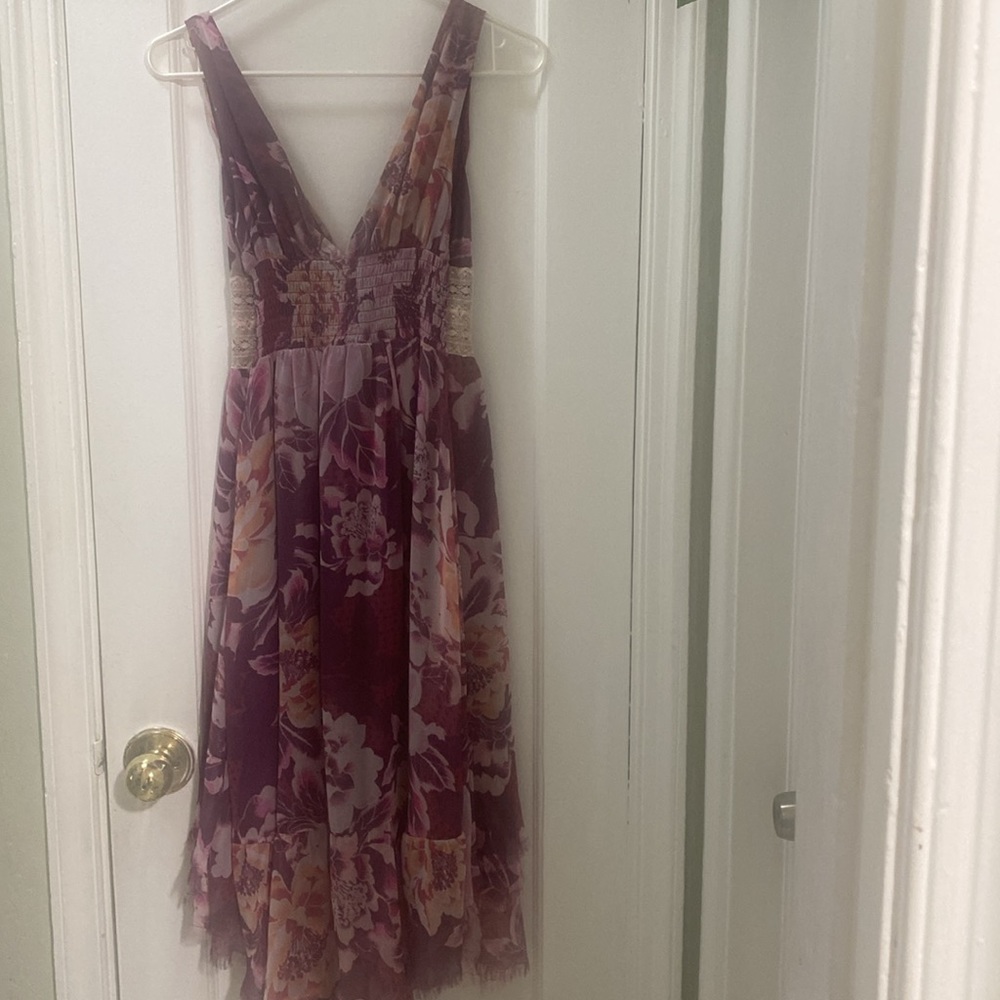 Free People Floral High Low Dress - Picture 4 of 6